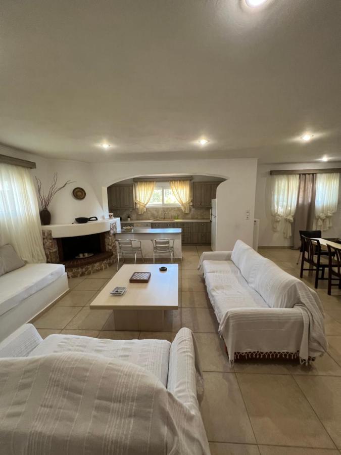 Apartment In Salamina With Garden & Sea View Selinia Exterior photo
